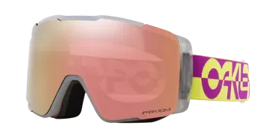 Oakley Line Miner™ Pro M Snow Goggles In Yellow,purple