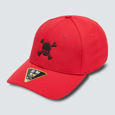 Oakley Scatter Skull Ff Hat In Red