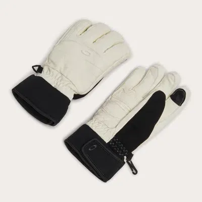 Oakley W. Peak Leather Gloves In White