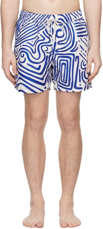 Oas Blue Eldovado Swim Shorts