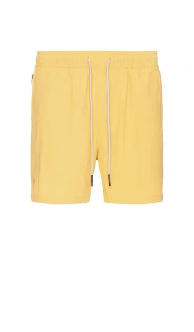 Oas Nylon Swim Shorts In Yellow