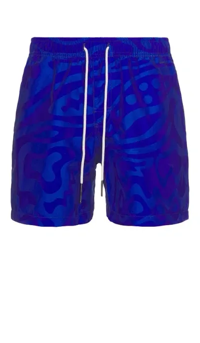 Oas Rapture Swim Short In Blue