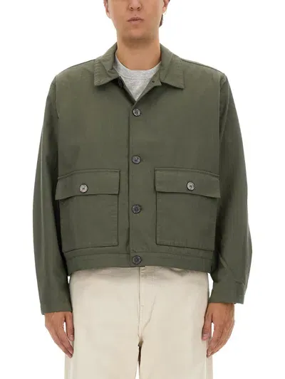 Obey Shirt Jacket In Green