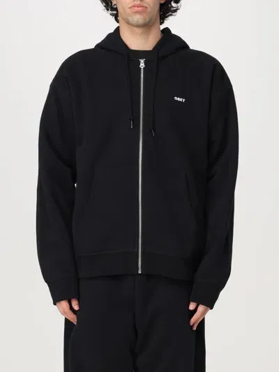 Obey Sweatshirt  Men Color Black In Schwarz