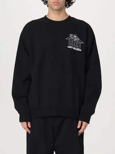 Obey Sweatshirt  Men Color Black In Schwarz