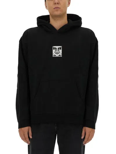 Obey Sweatshirt With Print In Black