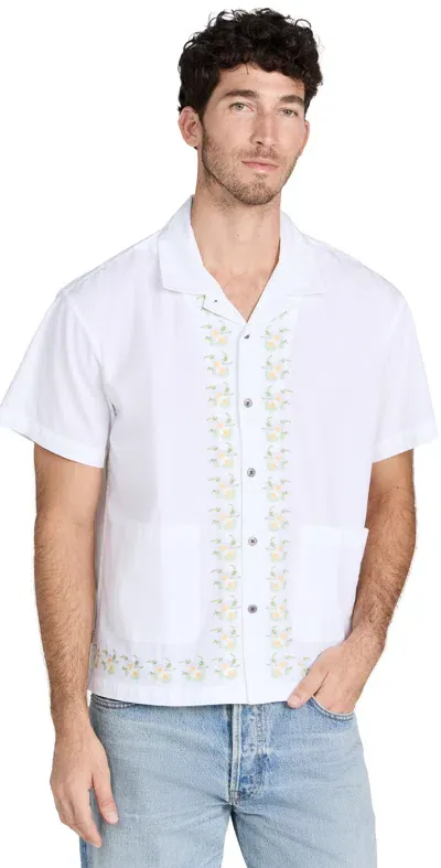 Obey Tres Woven Shirt White