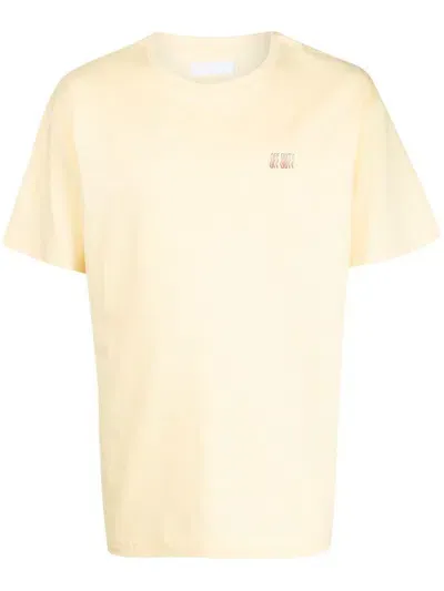 Off Duty T-shirt Mit Logo-print In Yellow