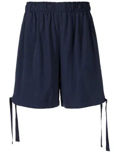 Off Duty Role Side-tie Shorts In Blue