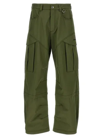 Off-white Arr Cot Straight Cargo Pants Green