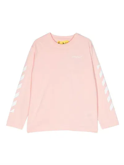 Off-white Kids' Ogab001f23jer0013001 In Pink