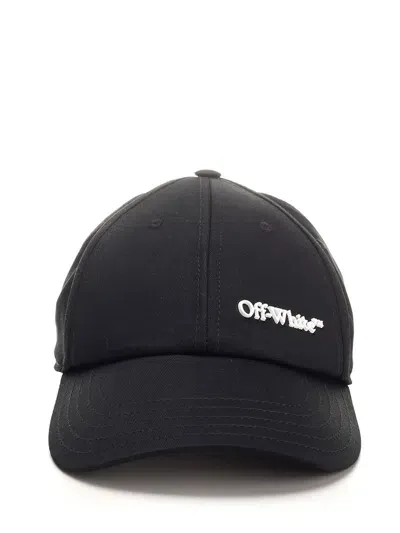 Off-white 3d Logo Bksh Baseball Cap Accessories In Black