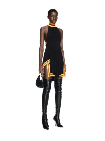 Off-white Black Sierraleone Mini Dress In 1010 Black - Black