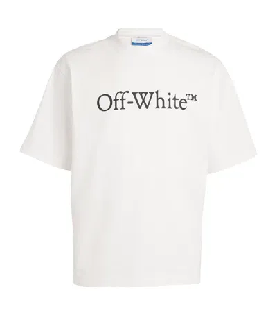 Off-white Bookish Logo T-shirt In White