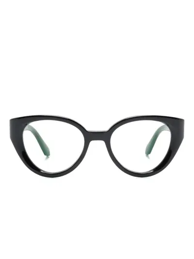 Off-white Eyewear Cat-eye Glasses In Black