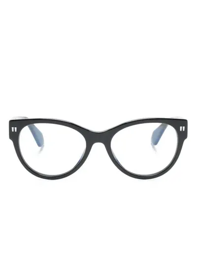 Off-white Eyewear Logo-engraved Glasses In Black