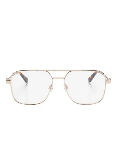 Off-white Eyewear Oerj07j Glasses In Gold