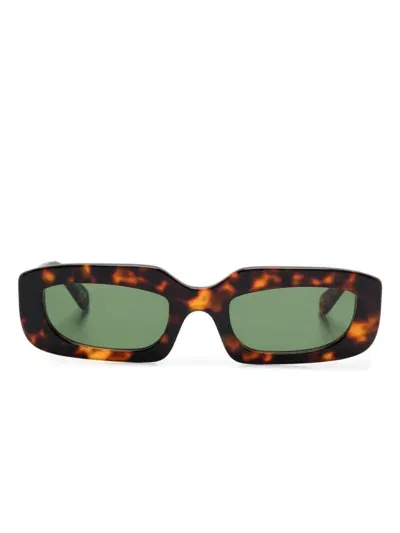 Off-white Eyewear Renton Sunglasses In Brown