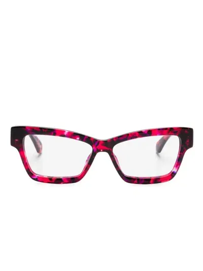 Off-white Eyewear Style 77 Glasses In Pink