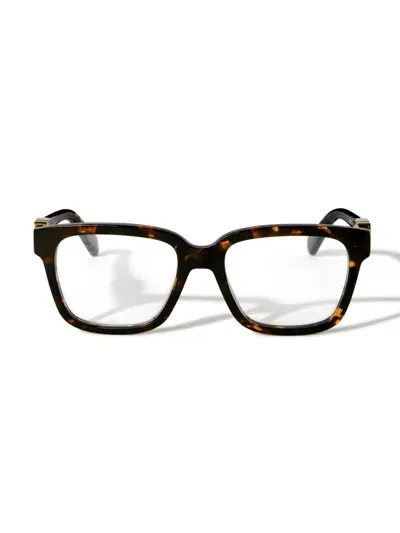 Off-white Eyewear Style 7c In Brown