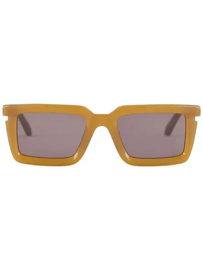 Off-white Eyewear Tucson Square-frame Sunglasses In Orange