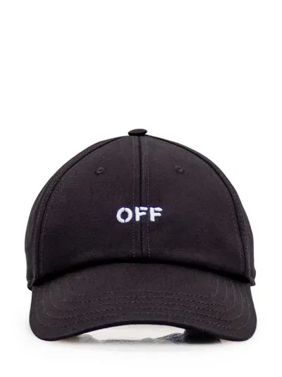 Off-white Hat With Logo In Black