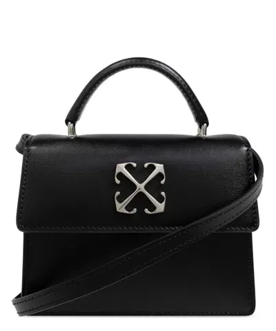 Off-white Jitney Handbag In Black