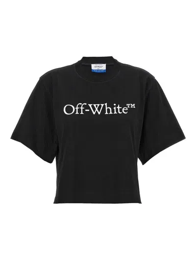 Off-white Logo T-shirt In Black