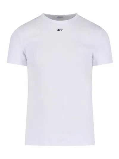 Off-white Logo T-shirt In White