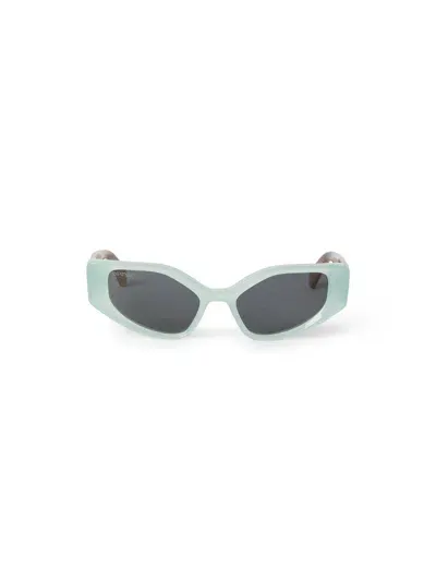 Off-white Memphis Sunglasses Sunglasses In Teal