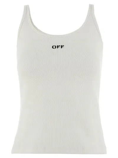 Off-white White Off Stamp Top