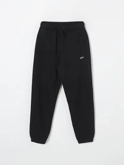 Off-white Pants  Kids Kids Color Black In Schwarz