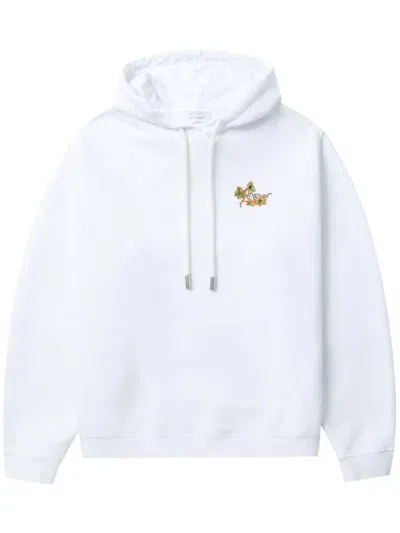 Off-white Ramage Flower Cotton Hoodie