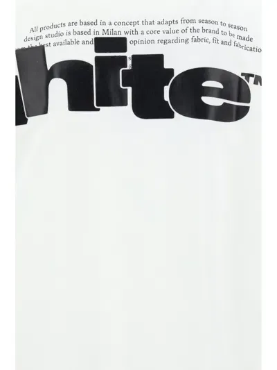 Off-white Shared Logo Skate S/s Tee In White