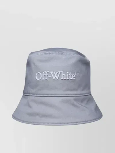 Off-white Ice Cotton Hat In Blue