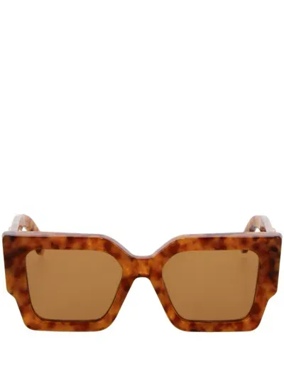 Off-white Off White Sunglasses In Brown