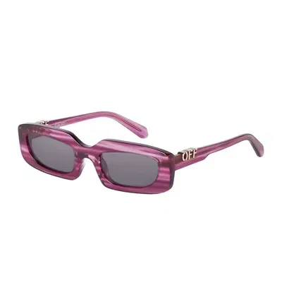 Off-white Sunglasses In Purple