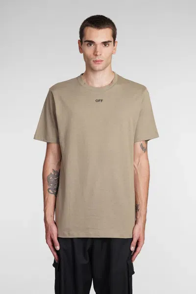 Off-white T-shirt In Beige