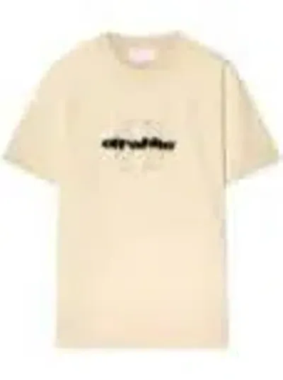 Off-white Off White T-shirts And Polos In Beige