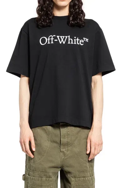 Off-white T-shirts In Black&white