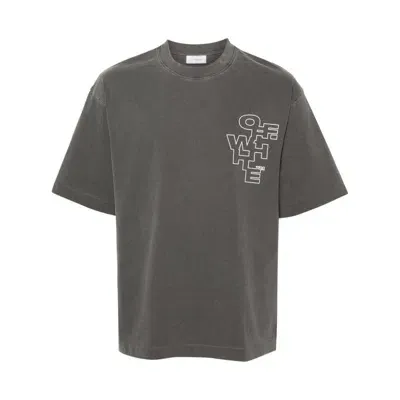 Off-white T-shirts In Grey