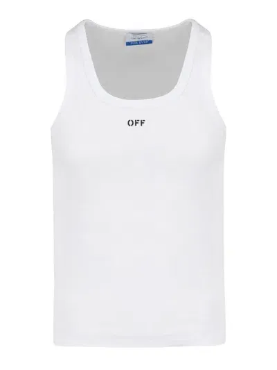 Off-white Logo Tank Top In White