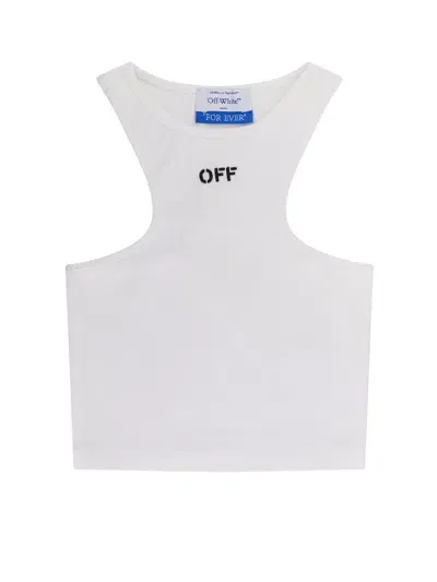 Off-white Top In White/black