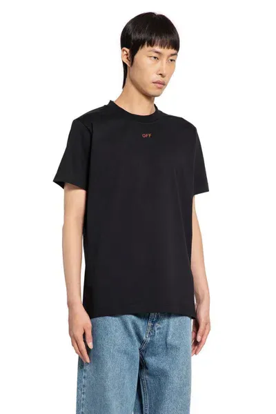 Off-white Short Sleeves In Black