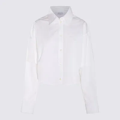 Off-white White Cotton Shirt In White/white