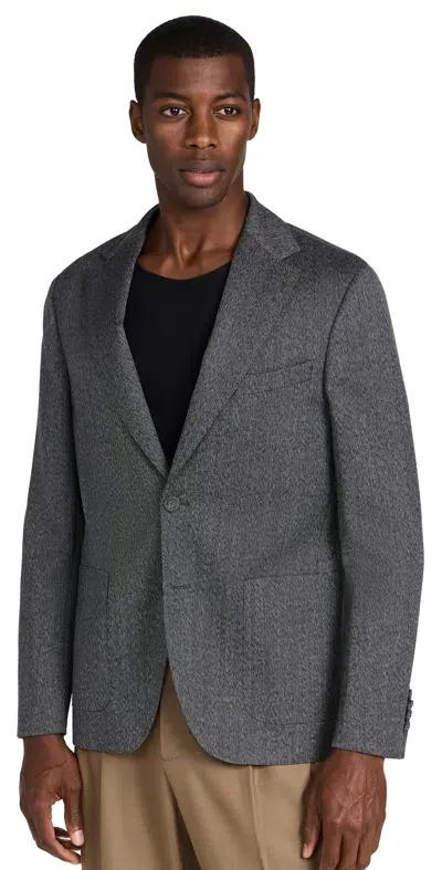 Officine Generale Arthus Jacket Darkgrey/lightgrey