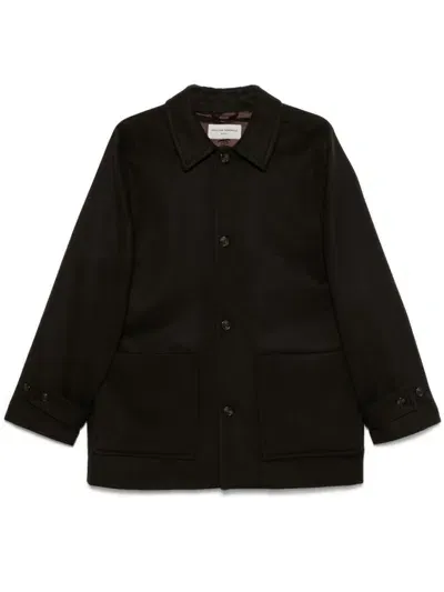 Officine Generale Barthelemy Jacket In Braun