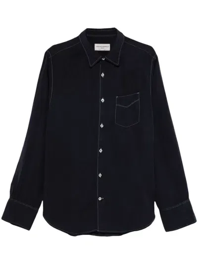 Officine Generale Benoit Shirt In Blue