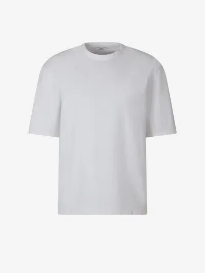 Officine Generale Officine Générale Classic Cotton T-shirt In Patched Chest Pocket