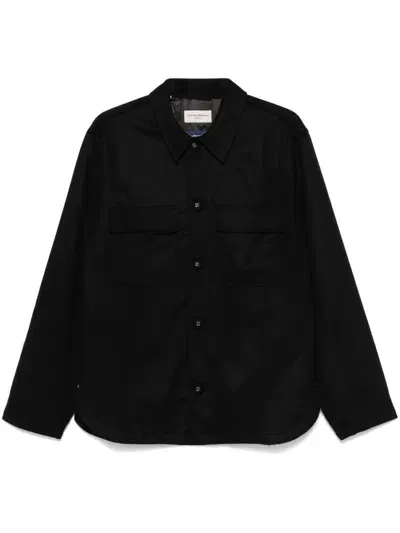 Officine Generale Haby Overshirt In Black